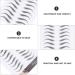FOMIYES 9 Sheets Waterproof Eyebrow Stickers Black Stickers Eyebrow Transfers for Women Artificial Eyebrow - Buy Online on GoSupps.com