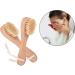 6 Pcs Natural Bristle Face Exfoliator Brush Set - Wooden Dry Brush for Gentle Facial Cleansing and Exfoliation - Face Wash Scrub for Face Care - Buy Online on GoSupps.com