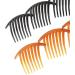 12 Piece Hair Comb Set for Women and Girls - Black and Brown Hair Slides and Side Combs - Buy Online on GoSupps.com