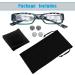 LED Reading Glasses with Light - Unisex Bright Magnifier for Clear Vision - Compact Full Frame +250 2.5 Nighttime Reader - Buy Online on GoSupps.com