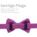 Asvin XL Rose Red Velvety Dog Collar | Soft & Comfortable Removable Dog Flying | Multi-Color for Weddings Birthdays & Parties - Buy Online on GoSupps.com