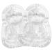 TEHAUX 2pcs Vegetable Shaping Mold Vegetables Tool Fruits Growth Buddha Shaping Mold Pumpkin Multipurpose Transparent 10x7cm