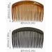 2 Pcs Plastic French Side Combs | 23 Teeth Twist Comb Hair Clips for Women and Girls - Buy Online on GoSupps.com