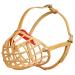 Baskerville muzzle for dogs with a wide snout size 13 dogs can pant and drink no browsing in waste biting protection padded nose strap brown