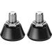 Nezylaf 2 Pack Roller Skates Toe Stops Plugs - 82A PU Rubber Brake Block Stoppers for Roller Skates Accessories (Black) - Buy Online on GoSupps.com