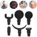 6 Piece Deep Tissue Massage Head Set - Replacement Attachments for Massage Guns | 0.7 Inch Compatible Heads for Enhanced Relief - Buy Online on GoSupps.com