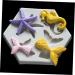 OUNONA 2pcs Mold Ocean Decor Mermaid Cake Decorations Mermaid Silicone Polymer Clay Silicone Sweet Mould De para Gelatinas Chocolate Making Soap Liquid Silicone Household Silica Gel 9X7.5X0.8CM Grey - Buy Online on GoSupps.com