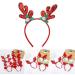 hgnxa Christmas Antlers Elk Headbands Headwear Hair Hoop for Christmas Headpiece Fancy Dress Party Supplies C1 - Buy Online on GoSupps.com