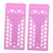 Healeved Diy Lip Gloss Crafting Kit 50 Hole Filling Tray 2 Sets Lipstick Making Kit