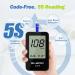Elera Blood Glucose Monitor Kit - Code-Free Diabetes Testing Machine with Test Strips, Lancets, and Storage Bag - Accurate Blood Sugar Level Checker for Home and Travel - Buy Online on GoSupps.com