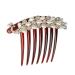 DOITOOL Unique Design Pearl Hair Accessories Rhinestone Hair Accessories Durable Girls Hair Styling Diy Hairstyle No Peculiar Smell Womens Hair Styling Women's Comb Vintage