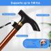 Supregear Folding Walking Stick - Adjustable & Lightweight Collapsible Walking Aid in Khaki | Ideal Travel Cane for Elderly Men & Women - Buy Online on GoSupps.com