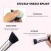 4-Pack Foundation Brush Set - Blending & Application Brushes for Liquid Powder & Concealer | Includes Pink Flat Two-Sided & Silicone Brushes - Buy Online on GoSupps.com