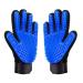 AUBBC Pet Grooming Glove 2 PCS, Upgraded 259 Soft Pet Hair Remover Gentle Deshedding Brush Glove Deshedding Tool for Cats Dogs -Efficient Pet Hair Remover Mitt Medium
