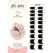 Foyute Semi Cured Gel Nail Strips 20 Pcs Soft Self-Adhesive Gel Nail Polish Wraps Sticker for Salon-Quality Manicure Set Long Lasting Easy to Apply & Remove Nail File & Wooden Stick (French black) - Buy Online on GoSupps.com