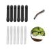 6 pairs of glasses brackets anti -slide glasses repair silicone glasses end caps anti -slip silicone glasses legs for short -sighted glasses sunglasses (black transparent)
