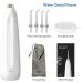 Bixdo Cordless Water Flosser with 3 Jet Tips | Rechargeable & Portable Oral Irrigator for Teeth | Wireless Charging Base | Ideal for Travel & Home Use - Buy Online on GoSupps.com