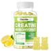 Creatine Monohydrate Gummies 5g for Men Women - Sugar Free Chewable Supplement. 90 Gummies Lemon Lemon 90 Count (Pack of 1)