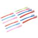 12th biodegradable toothbrush brightening teeth toothbrush adult hard bristle toothbrush tooth hygiene mouth hygiene large head dental floss stick wrong toothbrush child