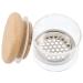 FOMIYES Manicure Nail Dish Cup Nail Liquid Holder Glass Nail Dish Cup Nail Dappen Dish with Lid and Stainless Steel Mesh Manicure Tools
