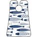 KeuLeN Beard Bib Apron for Men - Funny Blue Fish Shaving Gift | Cool & Cute Beard Grooming Accessory - Buy Online on GoSupps.com