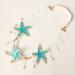 Boho Wedding Flower Head Wreath Mermaid Sea Star Hair Accessory - Color 2-Lace St - Buy Online on GoSupps.com
