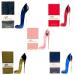 Princess High Heel Perfume for Women (2.9oz/85ml x 5pcs) Black Gold Pink Blue & Red Eau de Parfum (Pack of 5)