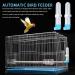 2 PCS Bird Food Drinker Parrot Automatic Water Feeder Bird Drinkers Hanging Bird Water Bottle for Parrot Budgies Parakeet Cockatiels - Buy Online on GoSupps.com
