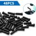 MUQZI Cable End Crimps - 48pcs | Bike Cable End Caps for MTB & Road Bike | Black Brake & Shifter Tips - Buy Online on GoSupps.com