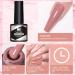 Gel Nail Polishes 6 Colors Nude Pink Gel Polish Set Soak off UV/LED Gel Nail Polish Long Lasting Gel Varnish Manicure Gift For Woman Nudepink - Buy Online on GoSupps.com
