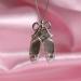 Oralgos Fashionable Ballet Shoe Trailer Necklace for Women - Trendy Dance Choker Wedding & Party Jewelry Silver Birthday Gift Accessory - Buy Online on GoSupps.com