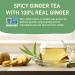 Handpicked Ginger Tea Bags (100 Count) Non-GMO Pure Ingredients - Soothing & Spicy Blend | Round Eco-conscious Herbal Tea Bags - Pack of 1 - Buy Online on GoSupps.com
