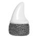 Besreey Stainless Steel Pot Scrubber | Stainless Steel Scrubber Pot Brush with Handle - Scouring Stubborn Messes Kitchen Brush Replaceable for Pans Barbecue Grill Grey