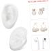3 Pairs Artificial Ear Models for Studs - Realistic Silicone Ear Simulation Mold for Jewelry Display - Buy Online on GoSupps.com