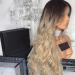 Buy MARBER 28 Inch Long Blonde Wig with Dark Roots | Curly Synthetic Wig for Women - Elevate Your Style! - Buy Online on GoSupps.com