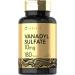 Vanadyl Sulfate 10mg | 180 Tablet Capsules | with Chromium Picolinate | Vegetarian Non-GMO Gluten Free Supplement | by Carlyle