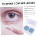 Coolhiya Portable Glasses Case & Contact Lens Container - Automatic Storage for Lentils - Travel Size Blue Box (5.5x2.5x2cm) - International Shipping Available - Buy Online on GoSupps.com
