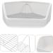 SEWOART Rabbit Toilet Guinea Pig Potty Trainer Pet Toilet Supply Bunny Restroom Bunny Toilet Ceramics White - Buy Online on GoSupps.com