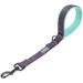 Vivaglory dog leash short short traffic leash for dogs short training lines for medium -sized and large dogs 46 cm length 2.5 cm wide gray 46 cm dark gray