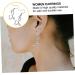 PRETYZOOM Heart Hoop Earrings for Women - Silver Ear Pendant Decor for Nurses & Medical Professionals | Delicate Alloy Jewelry - Buy Online on GoSupps.com