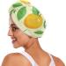 Cherry Lemon Orange Fruit Hair Towel 2 Pack | Super Absorbent Quick Dry Hair Turbans for Women & Girls - Buy Online on GoSupps.com