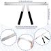 Pasuihcay 3 Pieces Eyebrow Ruler Eyebrow Golden Proportion Thrush Ruler Permanent Eyebrow Measuring Tool DIY - Buy Online on GoSupps.com