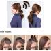 Bump It Up Volume Hair Base Set - 5-Piece Sponge Styling Insert & Braid Tool Combo for Women (Black) - Buy Online on GoSupps.com