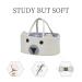 InfiBay Baby Diaper Caddy Organizer with Removable Dividers - Cute Bear Basket - Portable Nursery Storage Basket - White - Buy Online on GoSupps.com