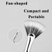 Dolly Mascara Fan Brush Set - Angled Fan Shaped Eyelash Brushes for Perfect Lashes (5PCS) - Buy Online on GoSupps.com