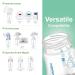 Maymom Wide-Mouth Milk Storage Collection Bottle with Travel Cap and Sealing Ring - Compatible with Spectra S1 S2, Avent, Motif, Twist, Ameda MYA Bottles - 4pc Pack - Buy Online on GoSupps.com
