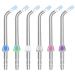 Flosser Replacement Tips for Waterpik Water Flosser Plaque Seeker Replacement Tips Compatible with Waterpik Water Flossers and Other Brand Oral Irrigators Plaque Remove Brisles Tips(6-Pack) 6 Plaque Seeker Tips