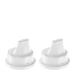 Lifefactory Sippy Caps for 4-Ounce and 9-Ounce BPA-Free Glass Baby Bottles 2-Pack White LF135009C6