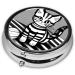 Play Ball Kitty Round Pill Box - Portable 3-Compartment Pill Organizer for Purse & Pocket | Travel Friendly - Buy Online on GoSupps.com