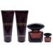 Versace Crystal Noir by Versace for Women 4 Piece Set Includes: 3.0 oz Eau de Parfum Spray + 3.4 oz Bath and Shower Gel + 3.4 oz Body Lotion + 0.17 oz Eau de Parfum 1 Fl Oz (Pack of 1) - Buy Online on GoSupps.com